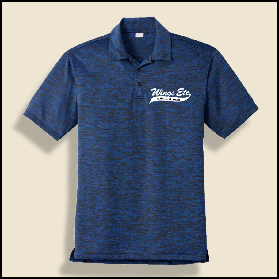 Dark Royal/Black Wings Etc. Electric Heather Sport Shirt